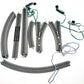 Bachmann N Scale Assorted Straight, Curved, & Switch Track Sections [17] LN