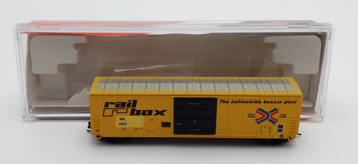 InterMountain 67518-02 N Scale Railbox MRL Patch Post Boxcar #21622 LN/Box