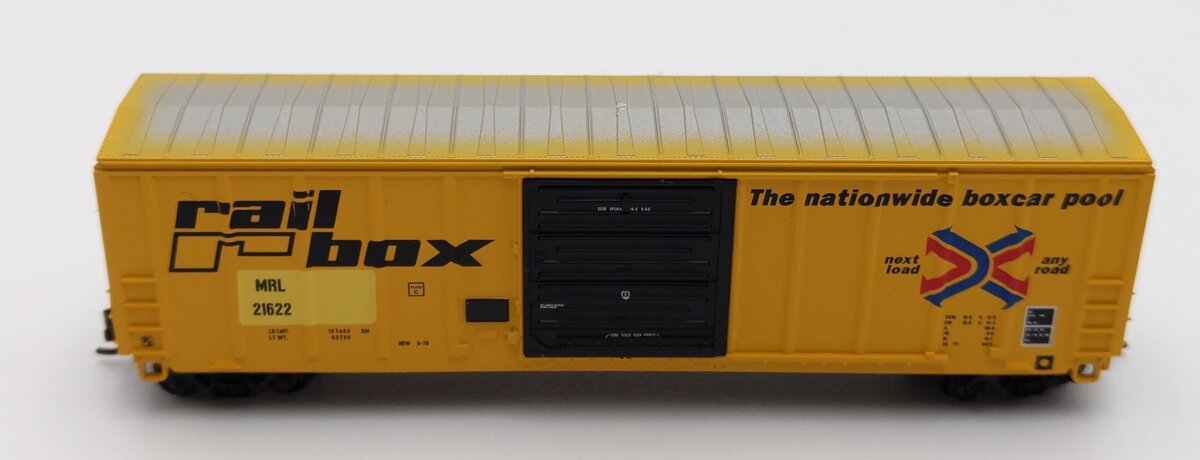 InterMountain 67518-02 N Scale Railbox MRL Patch Post Boxcar #21622 LN/Box