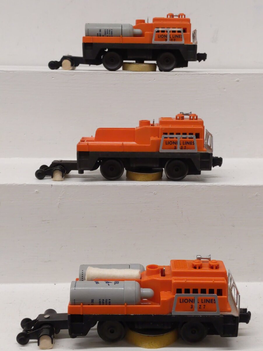 Lionel Vintage O Motorized Track Cleaner Cars #3927 [3] EX/Box