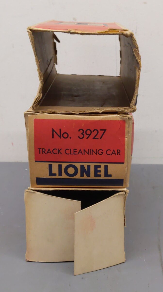 Lionel Vintage O Motorized Track Cleaner Cars #3927 [3] EX/Box