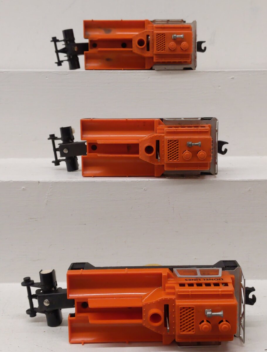 Lionel Vintage O Motorized Track Cleaner Cars #3927 [3] EX/Box