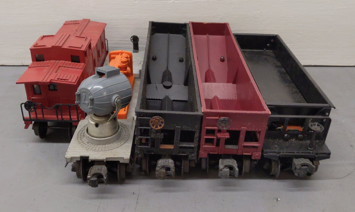 Lionel Vintage O Freight Cars: 3456, 3469, 6456-25, 3620, 6357 [5] VG