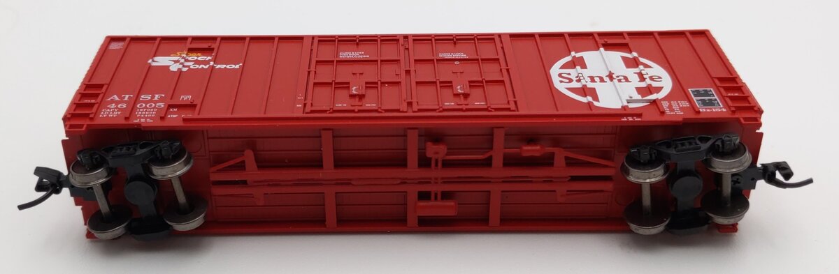 InterMountain 6133006-01 N Scale ATSF Double Door Boxcar #46005 LN/Box