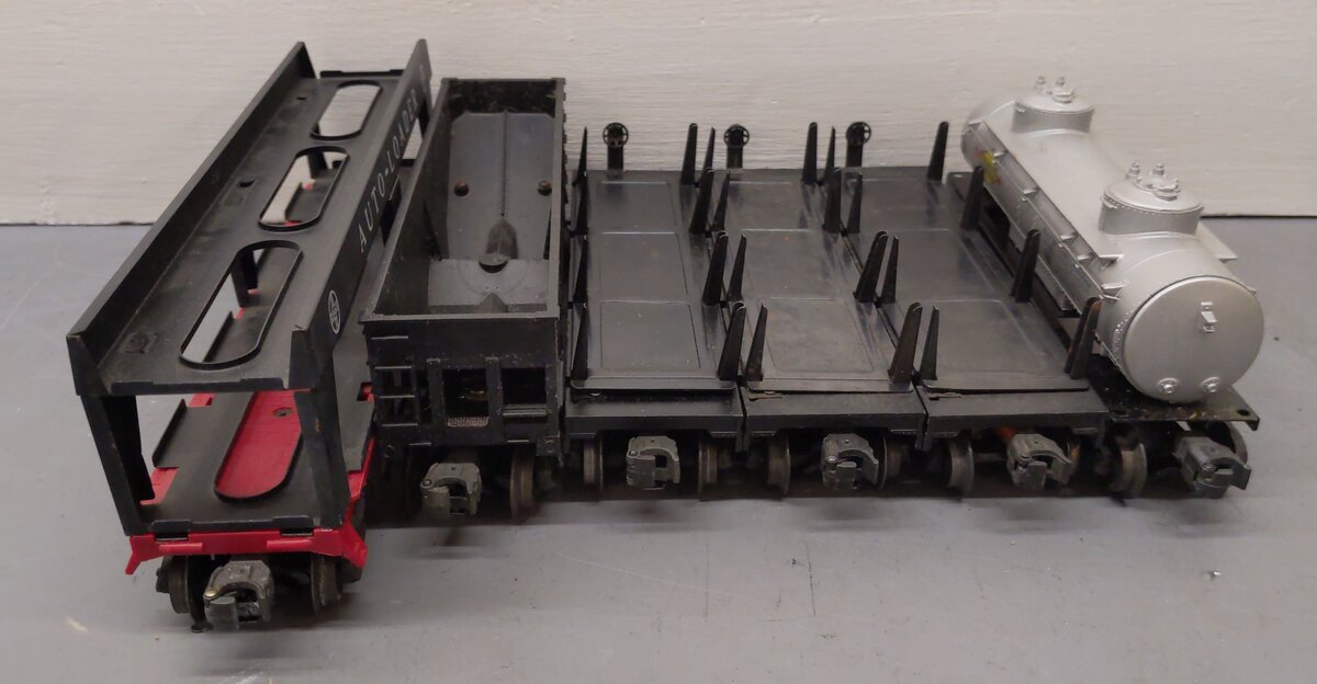 Lionel Vintage O Freight Cars: 3451, 3461, 3461X, 6414, 6456, 6465 [6] EX