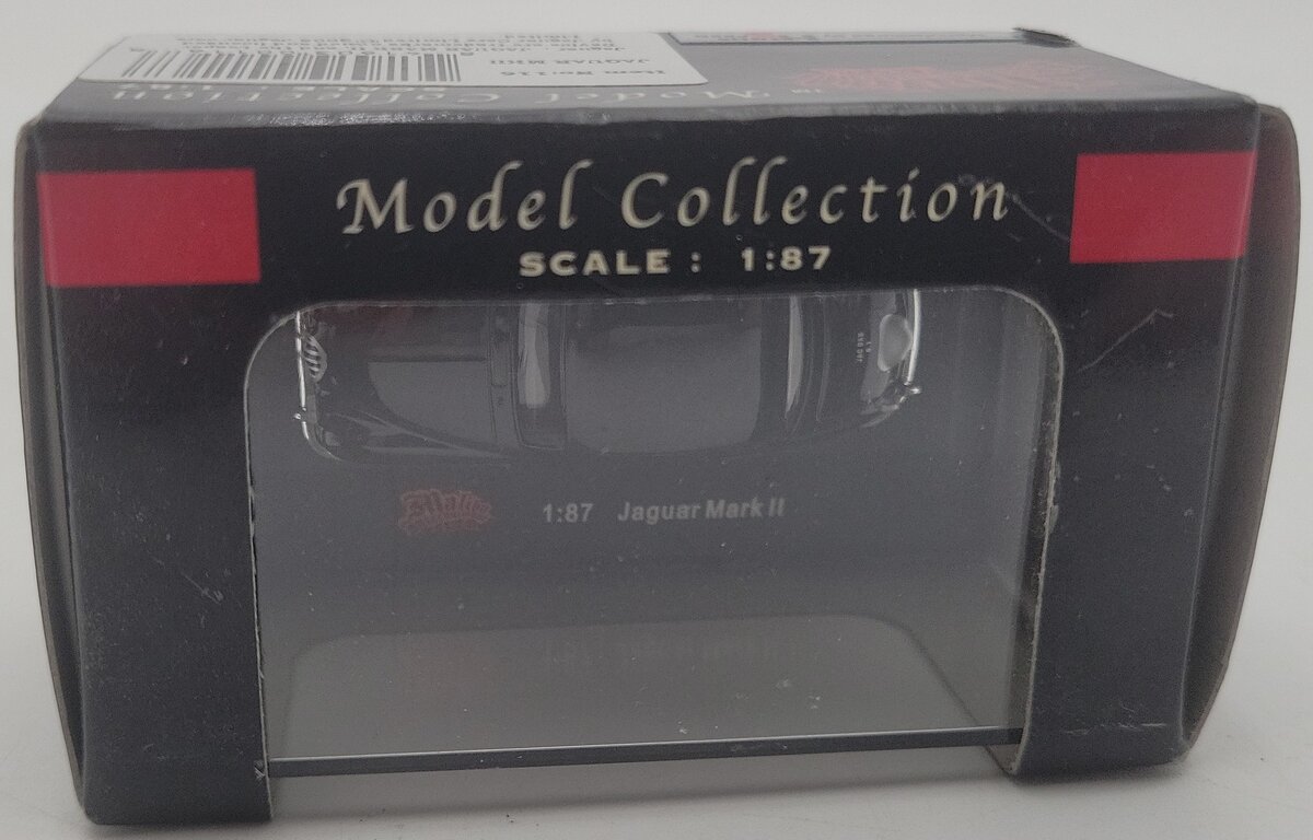 Malibu International 00100 1:87 Black Jaguar Mark 2 EX/Box