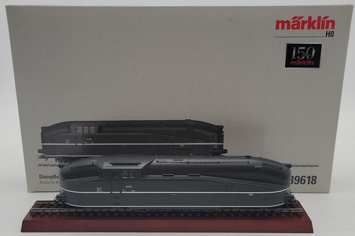 Marklin 39618 HO Scale Deutsche Reichsbahn  Class 61 Steam Locomotive EX/Box