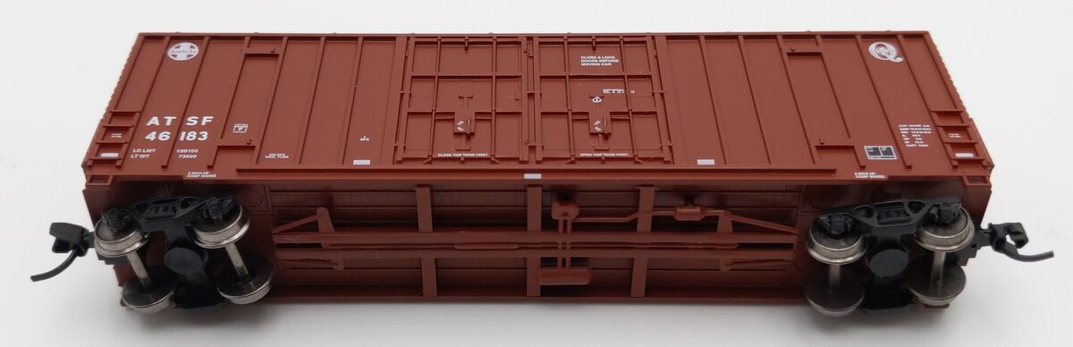 InterMountain 6133003-06 N Scale ATSF Double Door Boxcar #46183 LN/Box