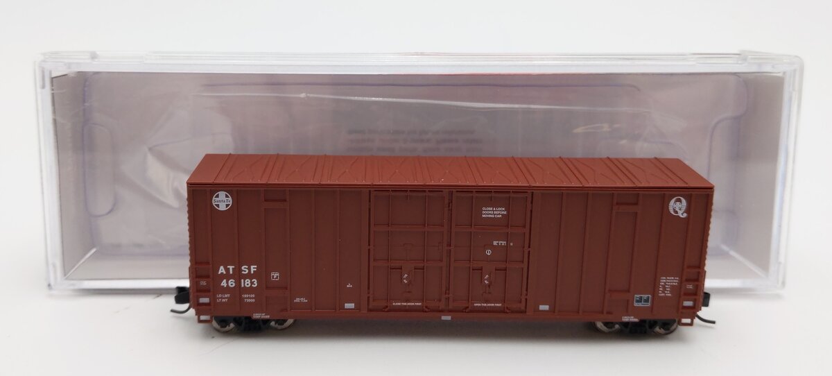 InterMountain 6133003-06 N Scale ATSF Double Door Boxcar #46183 LN/Box