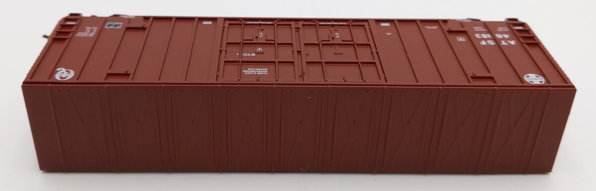 InterMountain 6133003-06 N Scale ATSF Double Door Boxcar #46183 LN/Box