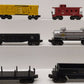 Lionel Vintage O Freight Cars: 3461, 3469X, 6465, 6656, 6462, 6257 [6] VG