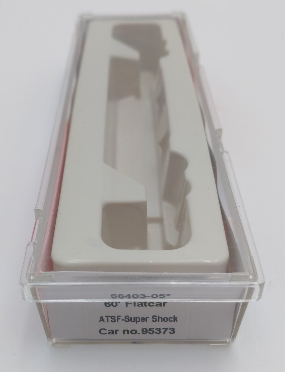 InterMountain 66403-05 N Scale ATSF Super Shock Flatcar #95373 LN/Box