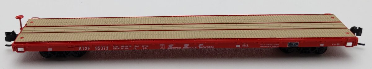 InterMountain 66403-05 N Scale ATSF Super Shock Flatcar #95373 LN/Box