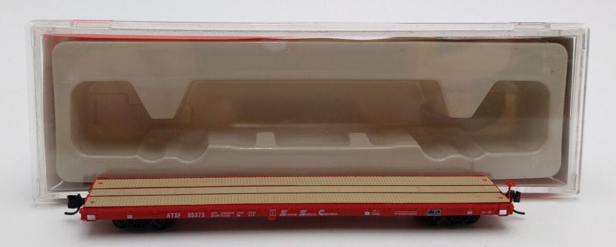 InterMountain 66403-05 N Scale ATSF Super Shock Flatcar #95373 LN/Box
