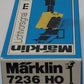Marklin 7236 HO Scale Warning Signal Light LN/Box