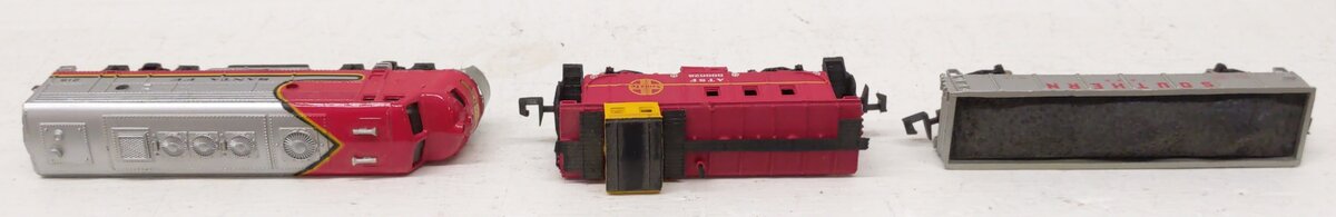 Bachmann 50-4300 Santa Fe Highballer N Gauge Diesel Starter Train Set VG/Box