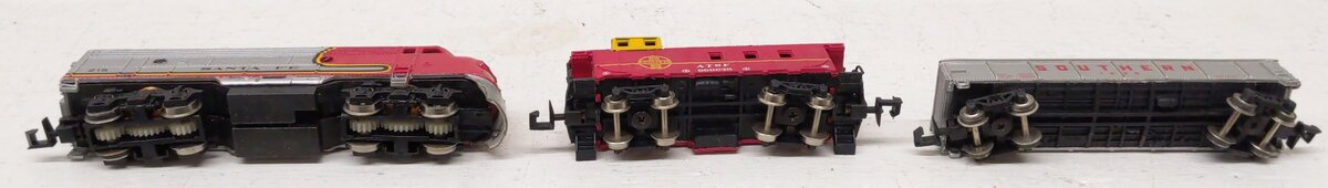 Bachmann 50-4300 Santa Fe Highballer N Gauge Diesel Starter Train Set VG/Box
