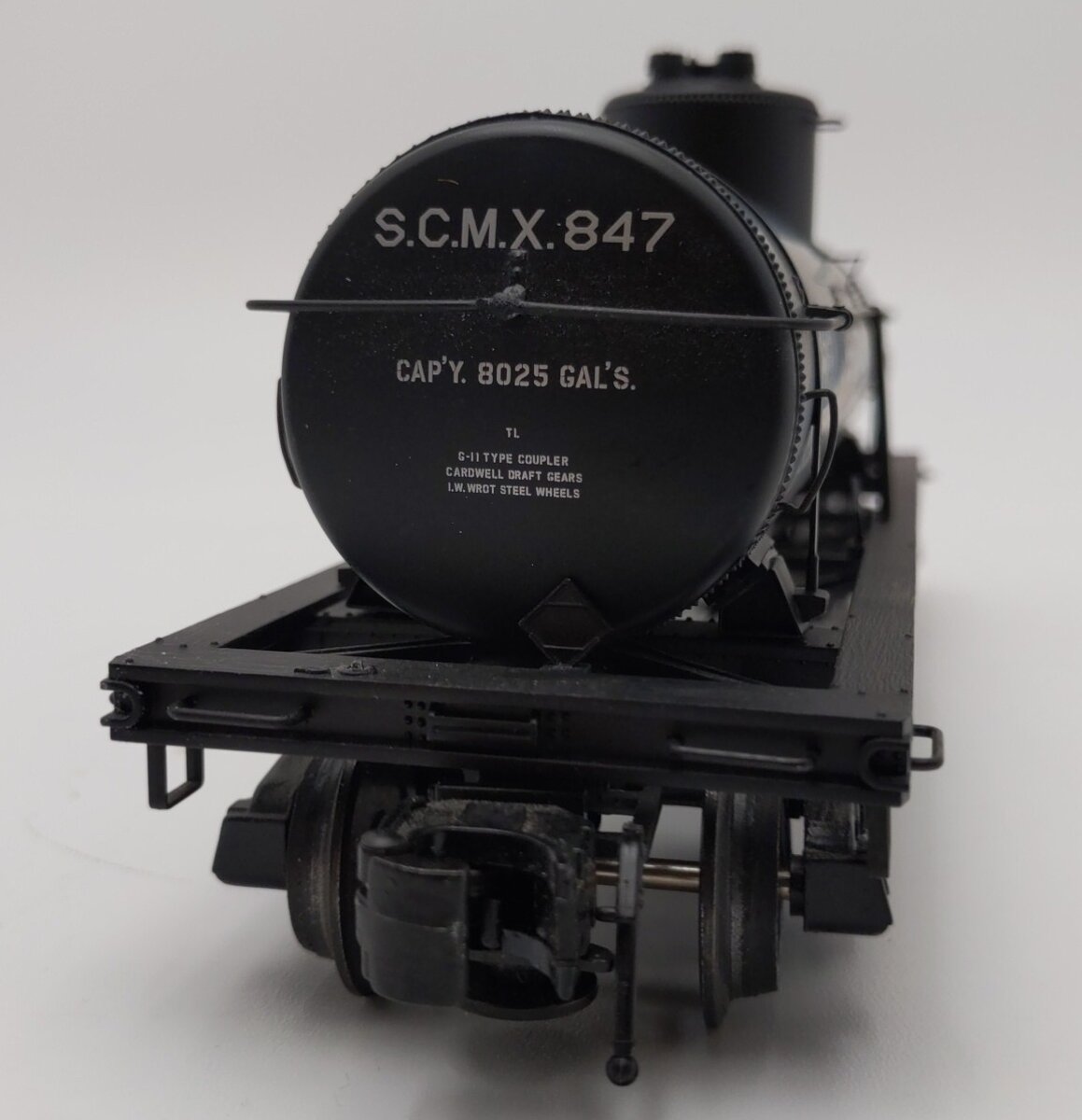 Atlas 8659-2 O Gauge Shell Single Dome Chemical Tank Car #847 (3 Rail) EX/Box