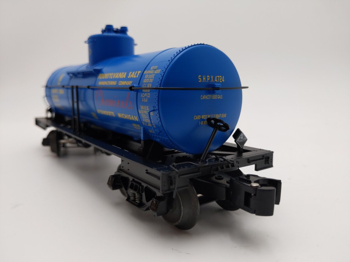 Lionel 6-19645 O Gauge Pennsylvania Salt 8,000 Gallon Tank Car #4724 EX/Box