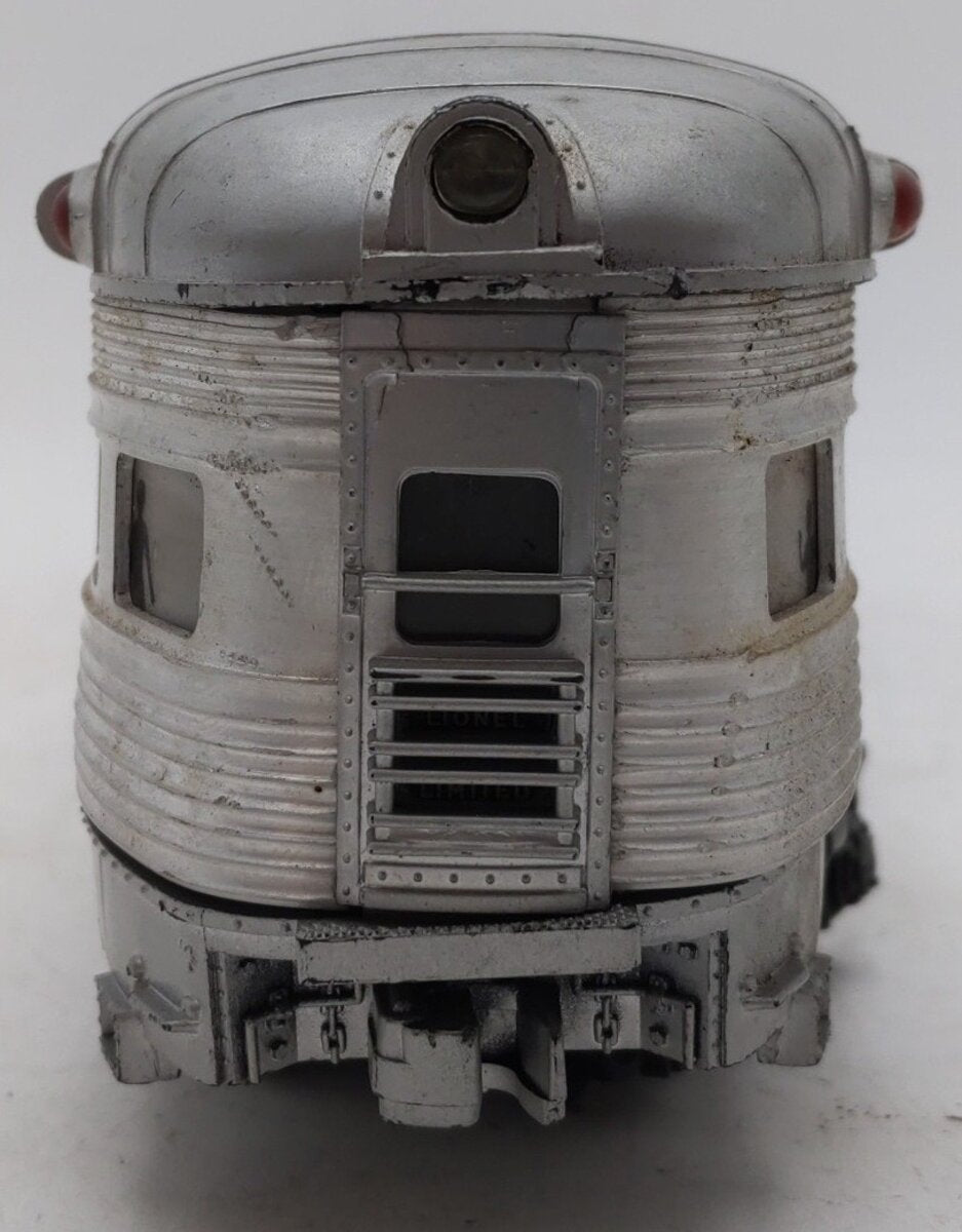 Lionel 2531 Vintage O Lionel Lines Silver Dawn Aluminum Observation Car VG