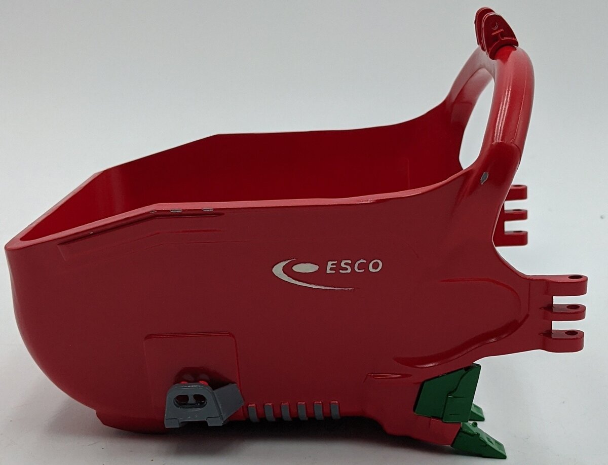 Weiss Brothers 1:50 Diecast Esco 155 Cubic Yard Dragline Bucket Red VG