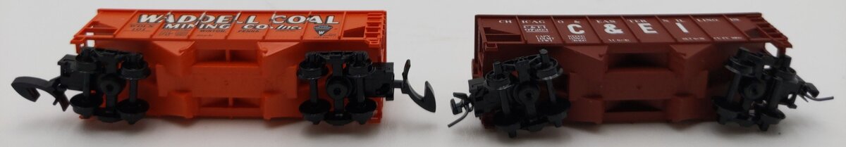 Full Throttle Z Scale CEI/WDLX Coal Hoppers #97263/101 [2] LN