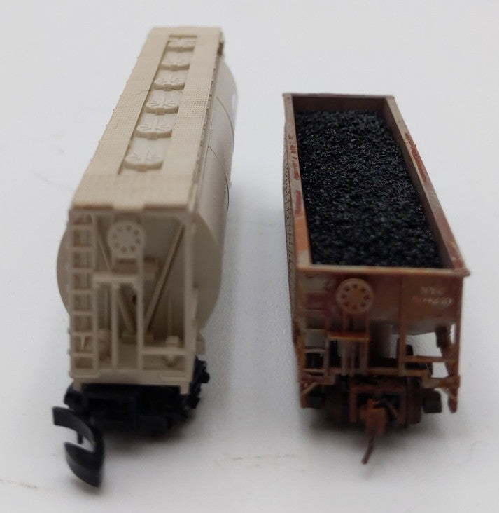 Full Throttle Z New York Central Covered Hopper & Coal Hopper #885914/904249 [2]