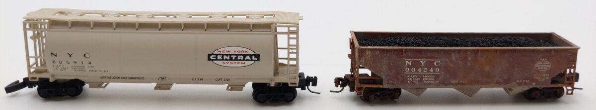 Full Throttle Z New York Central Covered Hopper & Coal Hopper #885914/904249 [2]