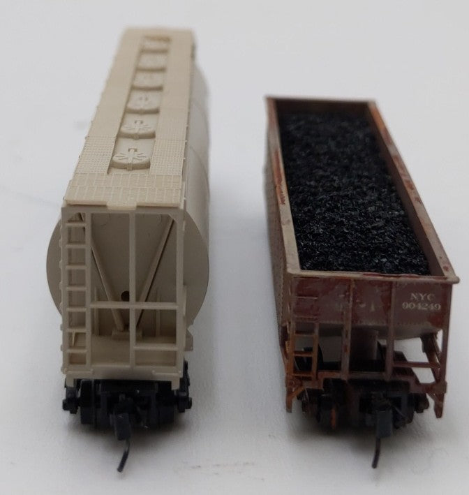 Full Throttle Z New York Central Covered Hopper & Coal Hopper #885914/904249 [2]