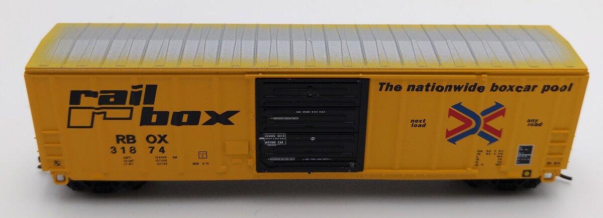 InterMountain 67502-09 N Scale Railbox Boxcar #31874 LN/Box