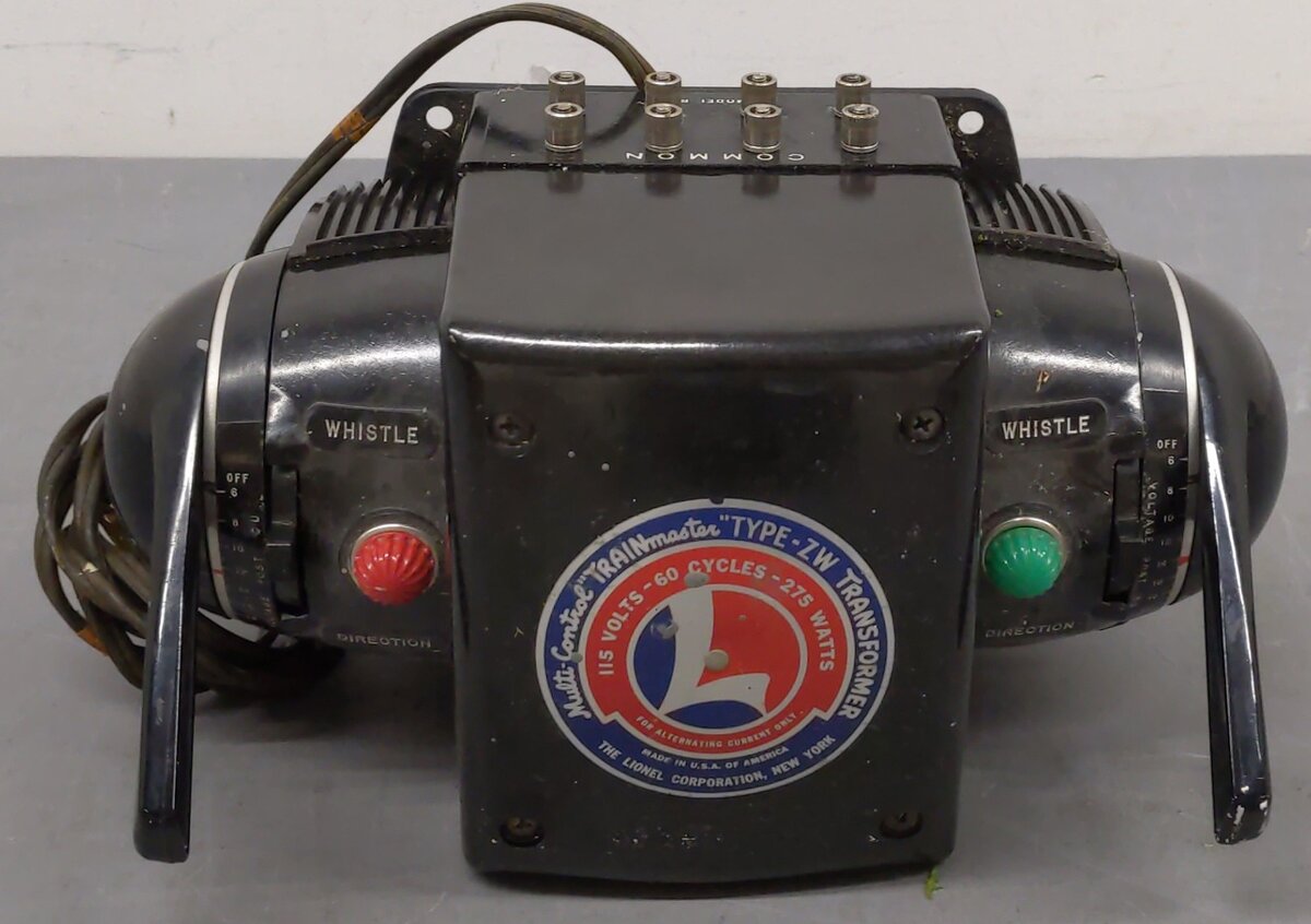 Lionel ZW Vintage O Gauge Trainmaster 275 Watt Transformer with Whistle VG