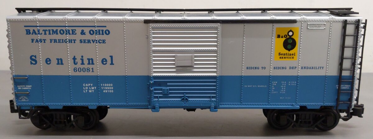 Aristo-Craft 46008 Baltimore & Ohio Sentinel Boxcar #60081 EX