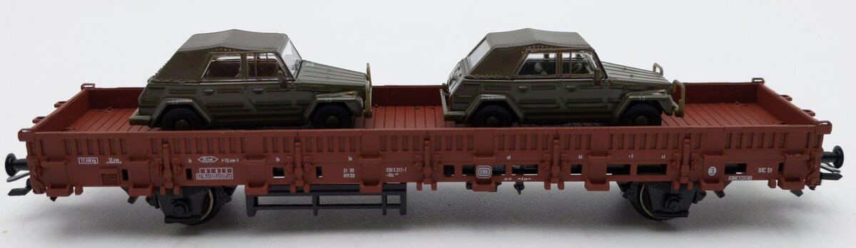 Marklin 46957 Flatcar with 2 Kurierwagen BW LN/Box