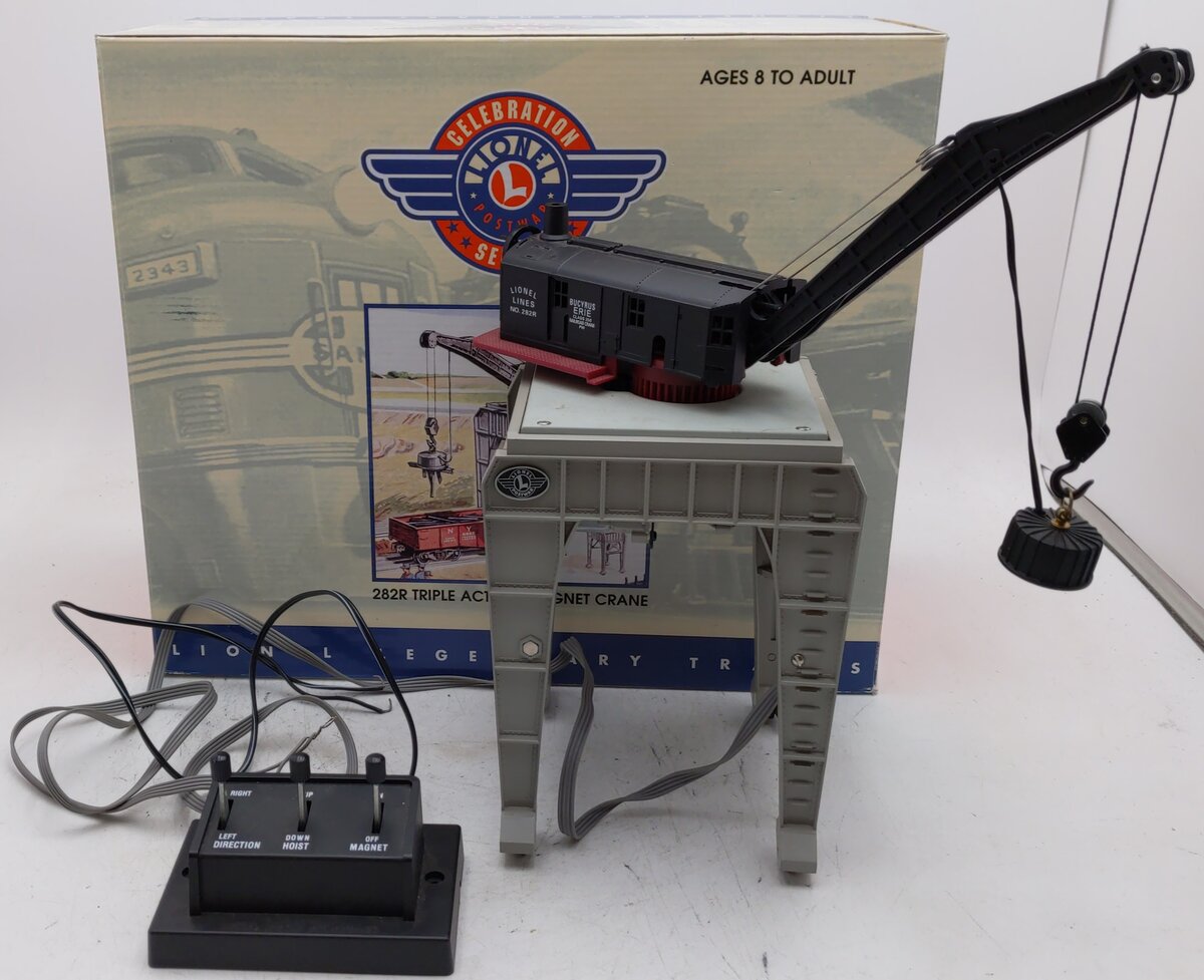 Lionel 6-22998 O PWC 282R Gantry Crane with Electromagnet EX/Box