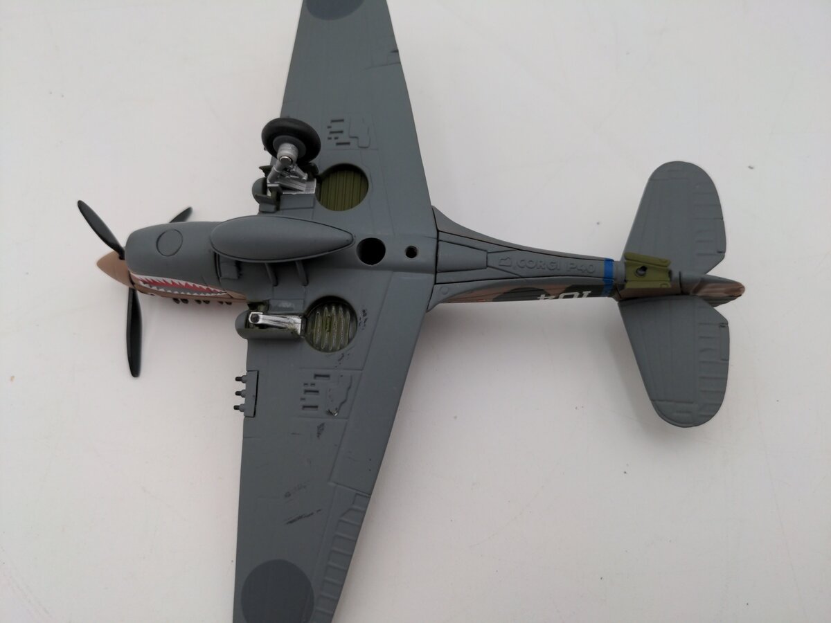 Corgi P40 1:72 Warhawk Maj Edward Plane VG