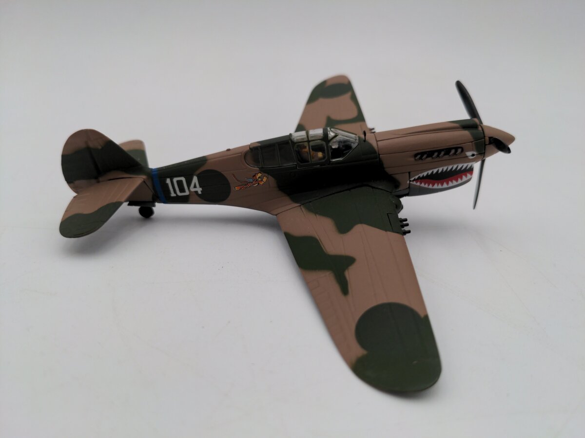 Corgi P40 1:72 Warhawk Maj Edward Plane VG