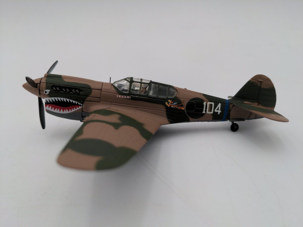 Corgi P40 1:72 Warhawk Maj Edward Plane VG