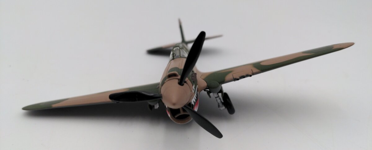 Corgi P40 1:72 Warhawk Maj Edward Plane VG