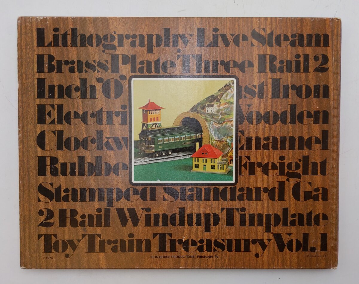 Toy Train Treasury Vol.1 Hardcover Book By Frank C. Hare VG