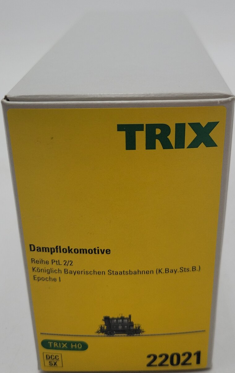 Trix 22021 HO Steam Locomotive By K.Bay.St.B. W/Digital DSS DCC LN/Box