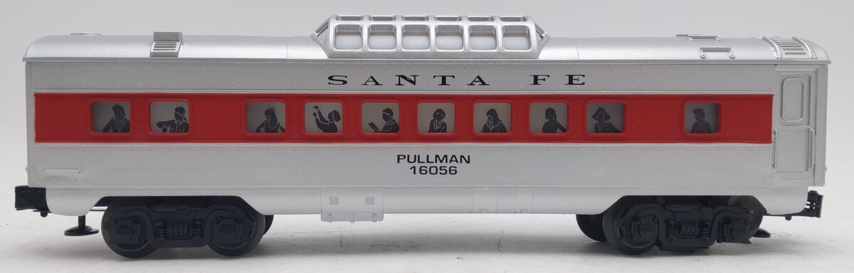 Lionel 6-16056 O Gauge Santa Fe Vista Dome Illuminated Passenger Car EX/Box