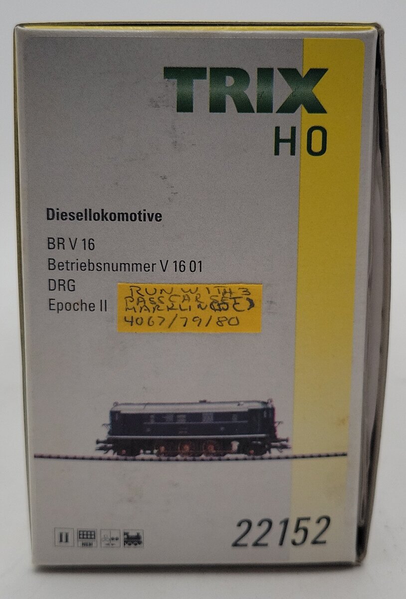 Trix 22152 DRG Class 16.01 Diesel Locomotive LN/Box