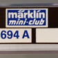 Marklin 8694A Z Baltimore & Ohio Boxcar #468800 LN/Box