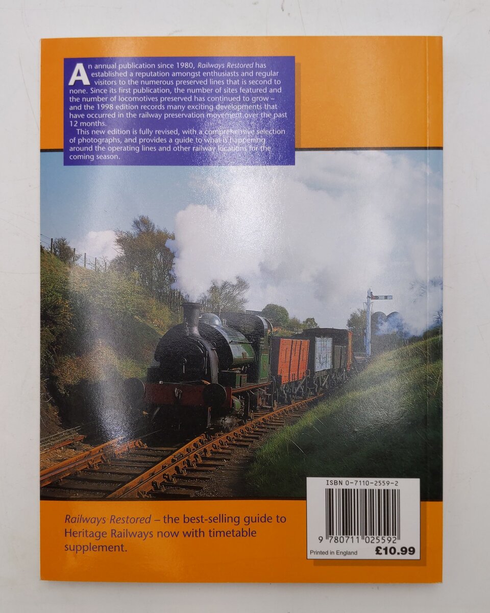 Railways Restored  1998 Paperback Book By Alan C. Butcher EX