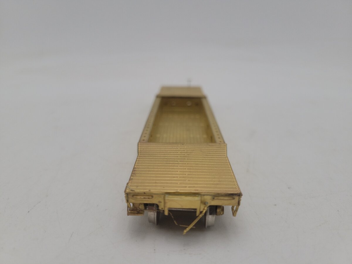 Overland 3036 HO Brass PRR 46' Deep Well Flatcar #435455 EX/Box