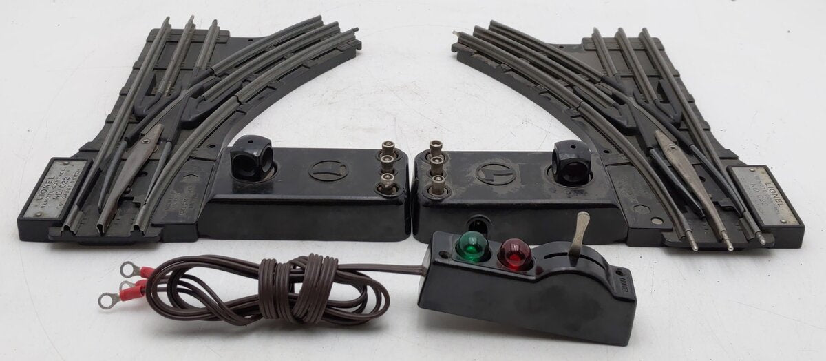 Lionel O22 Vintage O Left-Hand & Right-Hand Remote Control Switches (Pair of 2) VG