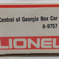 Lionel 6-9757 O Gauge Central of Georgia Boxcar VG/Box