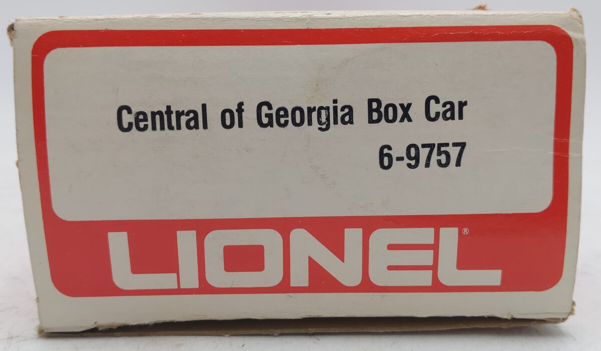 Lionel 6-9757 O Gauge Central of Georgia Boxcar VG/Box