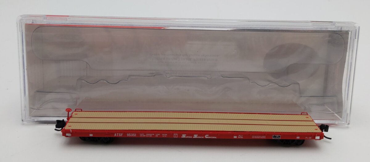 InterMountain 66403-09 N Scale ATSF Super Shock Flatcar #95351 LN/Box