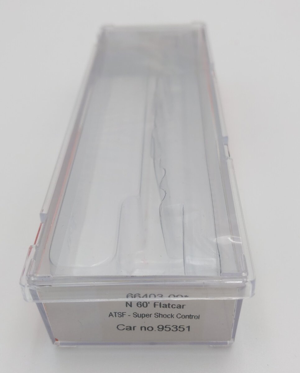 InterMountain 66403-09 N Scale ATSF Super Shock Flatcar #95351 LN/Box